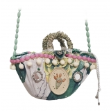 Coffarte - Pochette Donna Prickly Pear - Jewelry - Sicilian Artisan Handbag - Luxury High Quality Handicraft Bag
