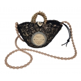 Coffarte - Pochette Mora Sicily Coffa - Jewelry - Sicilian Artisan Handbag - Sicilian Coffa - Luxury High Quality Handicraft Bag