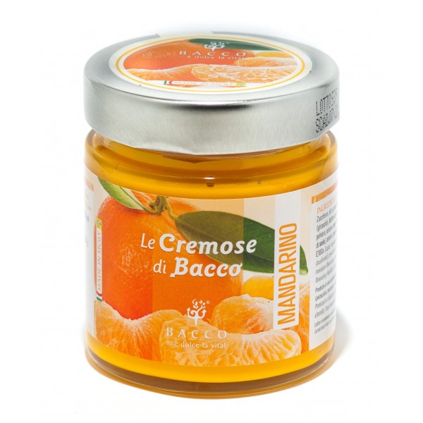 Bacco - Tipicità al Pistacchio - Le Cremose di Bacco - Mandarino - Creme Spalmabili Artigianali - 190 g