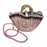 Coffarte - Pochette Rosetta Coffa - Jewelry - Sicilian Artisan Handbag - Sicilian Coffa - Luxury High Quality Handicraft Bag