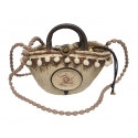 Coffarte - Pochette Trinacria Coffa - Jewelry - Sicilian Artisan Handbag - Sicilian Coffa - Luxury High Quality Handicraft Bag