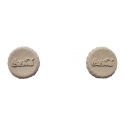 Coffarte - Clips Coca Cola Cap Earrings - Sicilian Artisan Earrings in Ceramic - Luxury High Quality Handcraft