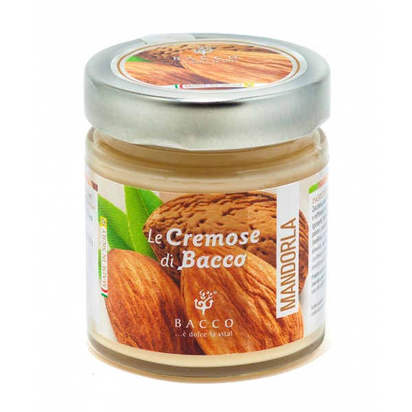 Bacco - Tipicità al Pistacchio - Le Cremose di Bacco - Almond - Artisan Spreadable Creams - 190 g