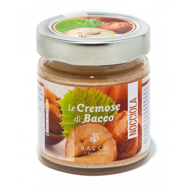 Bacco - Tipicità al Pistacchio - Le Cremose di Bacco - Hazelnut - Artisan Spreadable Creams - 190 g