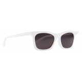 Balenciaga - Rim Rectangle Sunglasses - White - Sunglasses - Balenciaga Eyewear