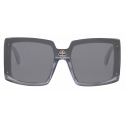 Balenciaga - Shield Square Sunglasses - Silver Pearl - Sunglasses - Balenciaga Eyewear