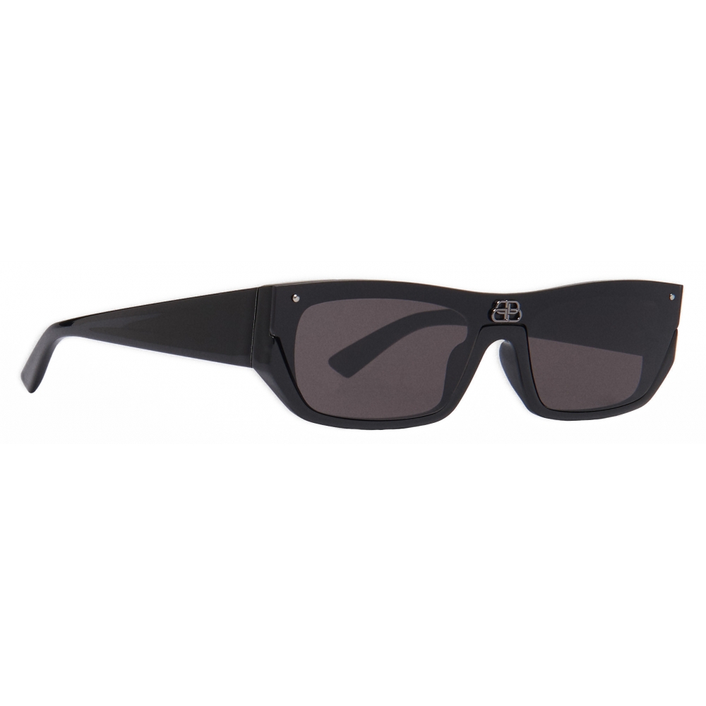 Balenciaga - Shield Rectangle Sunglasses - Black - Sunglasses ...