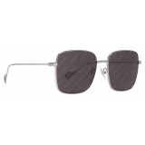 Balenciaga - Ghost Square Sunglasses - Silver Black - Sunglasses - Balenciaga Eyewear