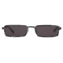 Balenciaga - Graphic Rectangle Sunglasses - Grey Zebra - Sunglasses - Balenciaga Eyewear