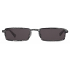 Balenciaga - Occhiali da Sole Graphic Rectangle - Zebra Grigia - Occhiali da Sole - Balenciaga Eyewear