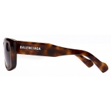 Balenciaga - Paris Square Sunglasses - Havana - Sunglasses - Balenciaga Eyewear