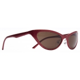Balenciaga - Aluminum Cat Sunglasses - Bright Red - Sunglasses - Balenciaga Eyewear