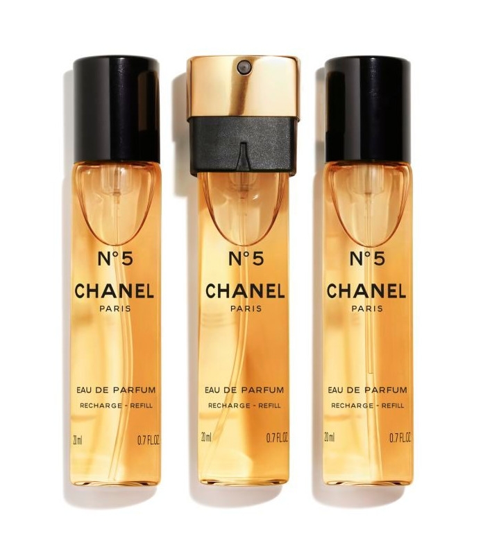 Chanel - N°5 Eau De Parfum Handbag Vaporizer Recharge - Luxury Fragrances - 3x20 ml - Avvenice