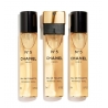 Chanel - N°5 - Eau De Toilette Ricarica Vaporizzatore Da Borsetta - Fragranze Luxury - 3x20 ml