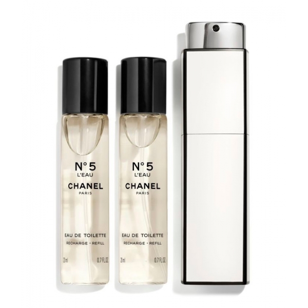 Chanel - N°5 - Eau De Toilette Twist & Spray - Luxury Fragrances - 3x20 ml  - Avvenice