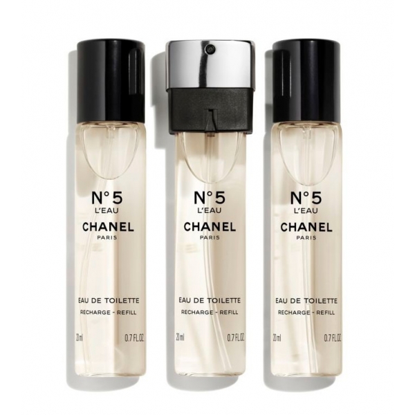 Chanel - N°5 - Eau De Toilette Twist & Spray Recharge - Luxury Fragrances - 3x20 ml