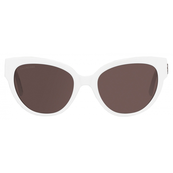 Balenciaga - Occhiali da Sole Flat Butterfly - Bianco - Occhiali da Sole - Balenciaga Eyewear