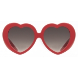 Balenciaga - Occhiali da Sole Susi Heart - Red - Occhiali da Sole - Balenciaga Eyewear