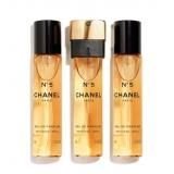 Chanel - N°5 - Eau De Parfum Ricarica Mini Twist And Spray - Fragranze Luxury - 3x7 ml