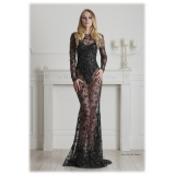 Danilo Forestieri - Embroidered Mermaid Long Dress - Dress - Haute Couture Made in Italy - Luxury Exclusive Collection