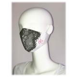 Danilo Forestieri - Pin Up 01 T-Shirt + Cover Mask - Bionda - Haute Couture Made in Italy - Luxury Exclusive Collection