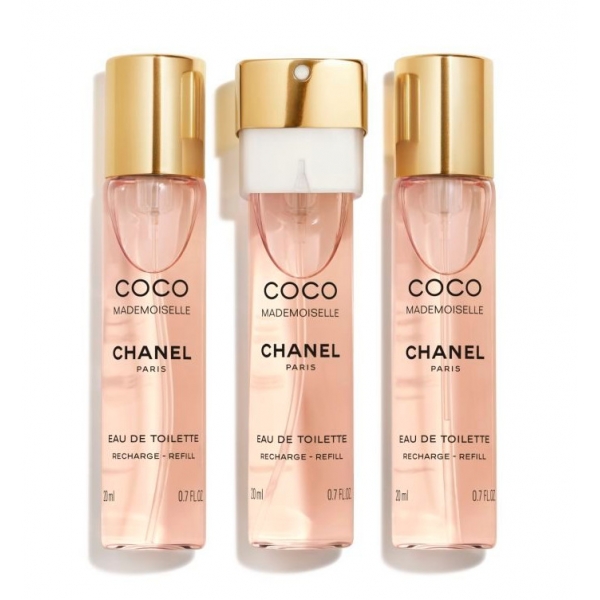 Chanel - COCO MADEMOISELLE - Eau De Toilette Twist And Spray - Luxury Fragrances Recharge - 3x20 ml