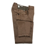 Cruna - Pantalone Marais in Lino - 540 - Moro - Handmade in Italy - Pantaloni di Alta Qualità Luxury