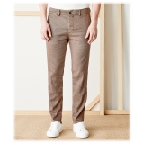 Cruna - Marais Trousers in Linen - 540 - Moro - Handmade in Italy - Luxury High Quality Pants