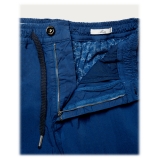 Cruna - Pantalone Mitte in Cotone - 511 - Royal - Handmade in Italy - Pantaloni di Alta Qualità Luxury