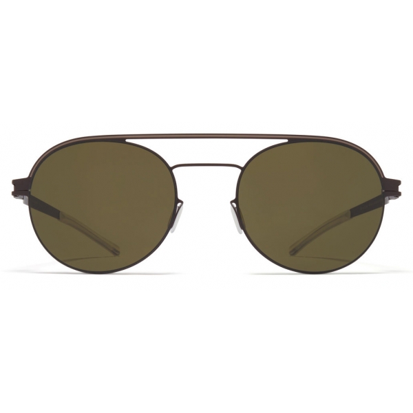 Mykita - Turner - NO1 - Marrone Scuro Verde - Metal Collection - Occhiali da Sole - Mykita Eyewear