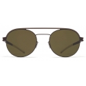 Mykita - Turner - NO1 - Marrone Scuro Verde - Metal Collection - Occhiali da Sole - Mykita Eyewear