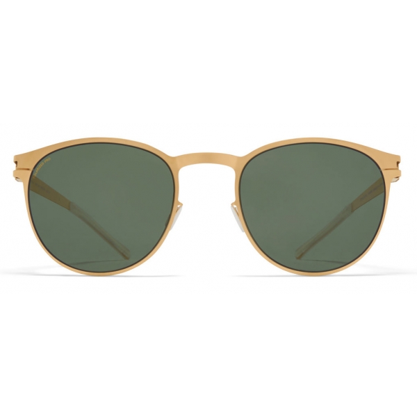 Mykita - Weston - NO1 - Frosted Gold Green - Metal Collection - Sunglasses - Mykita Eyewear