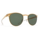 Mykita - Weston - NO1 - Frosted Gold Green - Metal Collection - Sunglasses - Mykita Eyewear