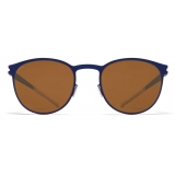 Mykita - Weston - NO1 - Blu Ambra Marrone - Metal Collection - Occhiali da Sole - Mykita Eyewear