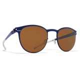 Mykita - Weston - NO1 - Blu Ambra Marrone - Metal Collection - Occhiali da Sole - Mykita Eyewear