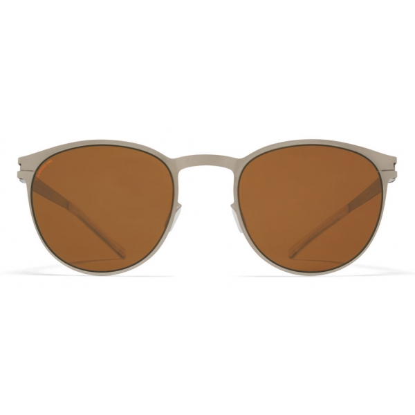 Mykita - Weston - NO1 - Argento Ambra Marrone - Metal Collection - Occhiali da Sole - Mykita Eyewear