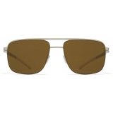 Mykita - Wilder - NO1 - Argento Opaco Marrone - Metal Collection - Occhiali da Sole - Mykita Eyewear