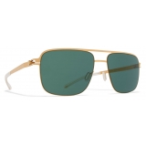 Mykita - Wilder - NO1 - Oro Satinato Verde - Metal Collection - Occhiali da Sole - Mykita Eyewear