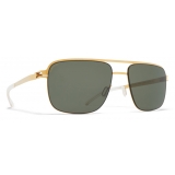 Mykita - Wilder - NO1 - Frosted Gold Green - Metal Collection - Sunglasses - Mykita Eyewear