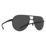 Mykita - Zane - NO1 - Nero Grigio Scuro - Metal Collection - Occhiali da Sole - Mykita Eyewear