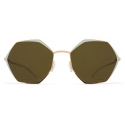 Mykita - Alessia - Decades - Champagne Oro Verde - Metal Collection - Occhiali da Sole - Mykita Eyewear