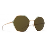 Mykita - Alessia - Decades - Champagne Oro Verde - Metal Collection - Occhiali da Sole - Mykita Eyewear