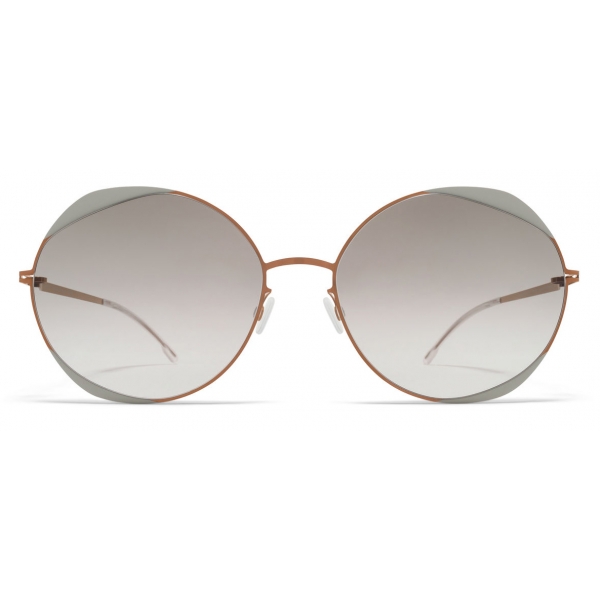 Mykita - Elisa - Decades - Rame Lucido Grigio - Metal Collection - Occhiali da Sole - Mykita Eyewear