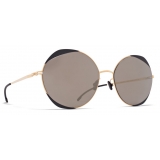 Mykita - Elisa - Decades - Gold Black Grey - Metal Collection - Sunglasses - Mykita Eyewear