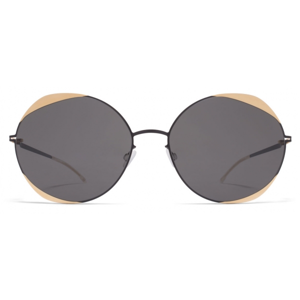 Mykita - Elisa - Decades - Oro Nero Grigio Scuro - Metal Collection - Occhiali da Sole - Mykita Eyewear