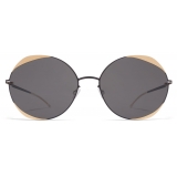 Mykita - Elisa - Decades - Gold Black Dark Grey - Metal Collection - Sunglasses - Mykita Eyewear
