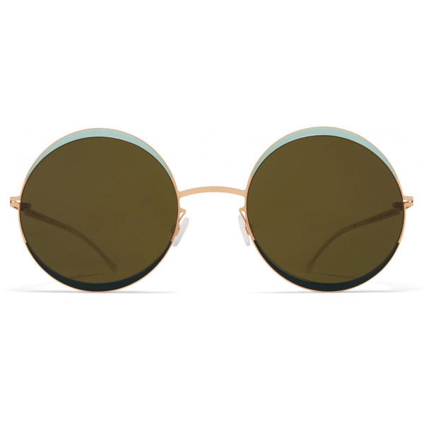 Mykita - Iris - Decades - Champagne Gold Green - Metal Collection - Sunglasses - Mykita Eyewear