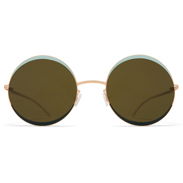 Mykita - Iris - Decades - Champagne Oro Verde - Metal Collection - Occhiali da Sole - Mykita Eyewear