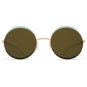 Mykita - Iris - Decades - Champagne Gold Green - Metal Collection - Sunglasses - Mykita Eyewear