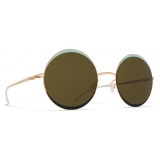 Mykita - Iris - Decades - Champagne Gold Green - Metal Collection - Sunglasses - Mykita Eyewear